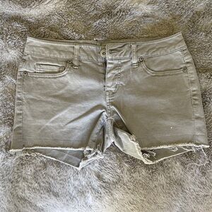 Aeropostale Light Gray Jean Shorts